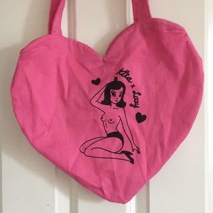 Lazy Oaf Heart Purse